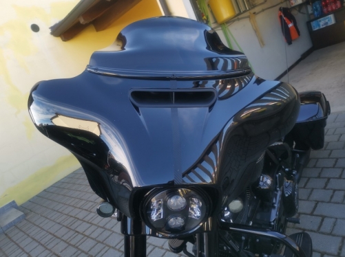 FOR 9 INCH SUPER/AVENUE GLIDE 2014-2019 - MOTORCYCLE WINDSCREEN / WINDSHIELD